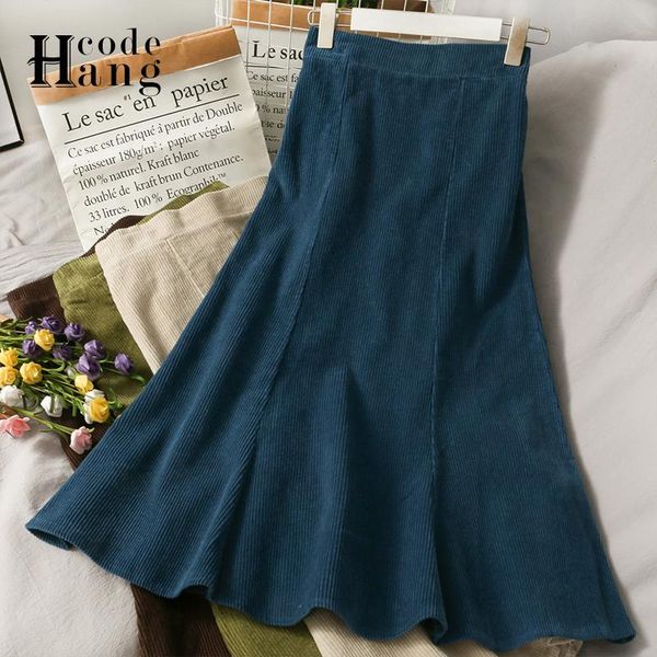 hangcode vintage corduroy midi skirts women autumn winter high waist a-line elegant chic korean fashion ladies bottoms, Black
hangcode vintage corduroy midi skirts women autumn winter high waist a-line elegant chic korean fashion ladies bottoms, Black