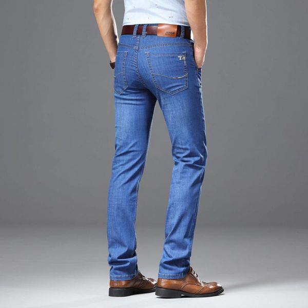 men's jeans 2021 spring summer denim pants slim straight dark blue regular fit cotton long trousers jean large vaqueros male
men's jeans 2021 spring summer denim pants slim straight dark blue regular fit cotton long trousers jean large vaqueros male