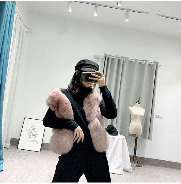 imported fur waistcoat short style winter jacket women korean version real whole leather young fashion trend women's & faux, Black
imported fur waistcoat short style winter jacket women korean version real whole leather young fashion trend women's & faux, Black