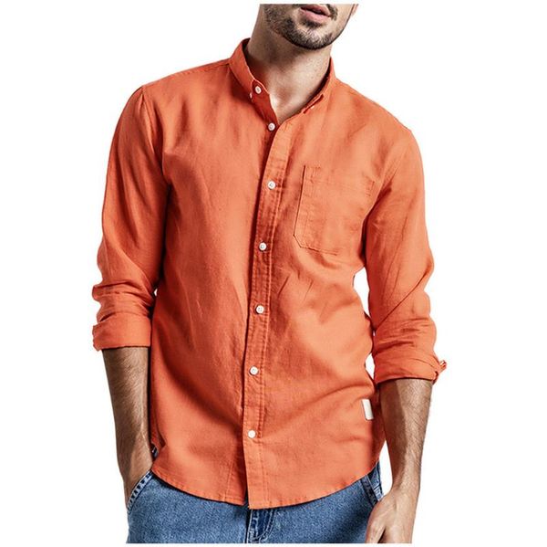 men's casual shirts 2021 blouse cotton linen shirt loose long sleeve tee spring autumn summer handsome men, White;black
men's casual shirts 2021 blouse cotton linen shirt loose long sleeve tee spring autumn summer handsome men, White;black
