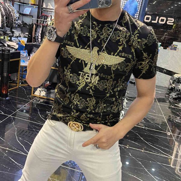 tee gold embroidered eagle trend the-neck neck short sleeve t-shirt harajuku 2021 social club skinny fashion shirt homme, White;black
tee gold embroidered eagle trend the-neck neck short sleeve t-shirt harajuku 2021 social club skinny fashion shirt homme, White;black