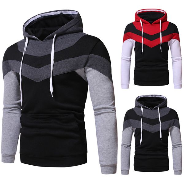 sweatshirts men hoodie autumn long sleeve patchwork hoodie hooded sweatshirt outwear hombre 2020, Black
sweatshirts men hoodie autumn long sleeve patchwork hoodie hooded sweatshirt outwear hombre 2020, Black