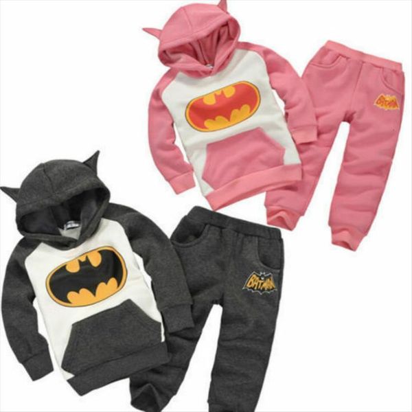 boys clothing children 2pcs baby boy girl batman hooded jacket pants suit kids clothes, White
boys clothing children 2pcs baby boy girl batman hooded jacket pants suit kids clothes, White