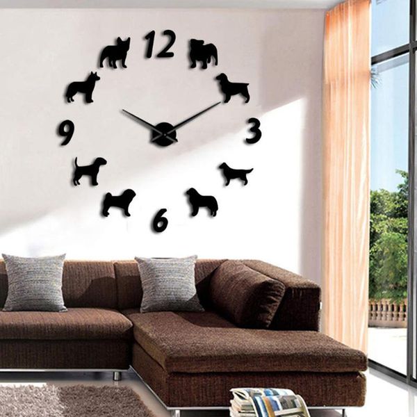 wall clocks arrival clock watch horloge 3d dog pattern acrylic mirror stickers europe home decoration living room quartz
wall clocks arrival clock watch horloge 3d dog pattern acrylic mirror stickers europe home decoration living room quartz