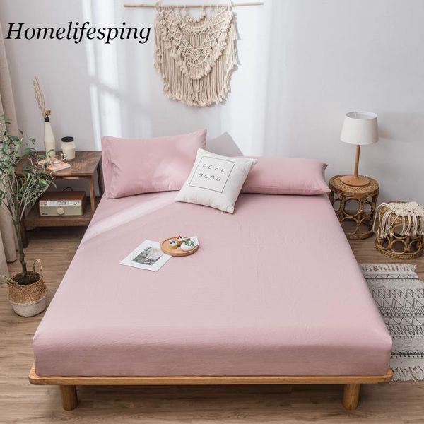 sheets & sets solid bed sheet fitted with elastic band plain bedding king queen size mattress cover bedsheet russiasize 150x200cm
sheets & sets solid bed sheet fitted with elastic band plain bedding king queen size mattress cover bedsheet russiasize 150x200cm