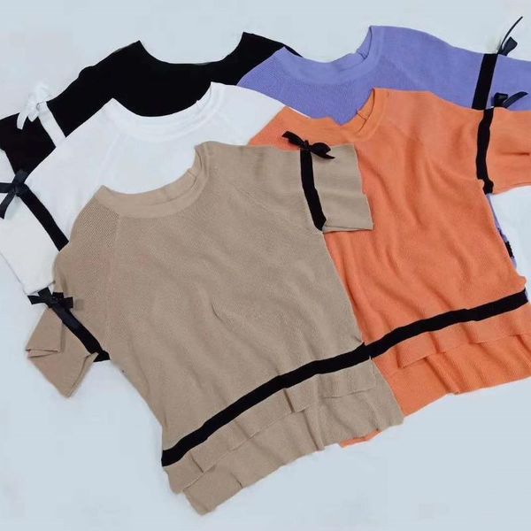 fashion t-shirts women korean bowknot flare sleeve o-neck loose female pullover summer solid casual elegant sweet chic girl women's t-, White
fashion t-shirts women korean bowknot flare sleeve o-neck loose female pullover summer solid casual elegant sweet chic girl women's t-, White