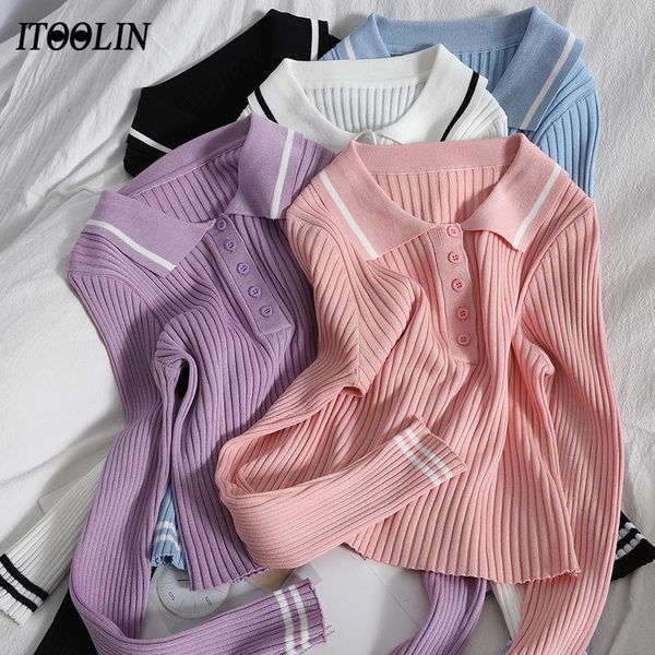 women's blouses & shirts itoolin spring 2021 knit crop women korean fashion cute blouse slim fit long sleeve knitting female, White
women's blouses & shirts itoolin spring 2021 knit crop women korean fashion cute blouse slim fit long sleeve knitting female, White