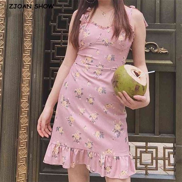 vintage french style pink floral print women dress tie bow strap sleeveless mini beach holiday 210429, Black;gray
vintage french style pink floral print women dress tie bow strap sleeveless mini beach holiday 210429, Black;gray