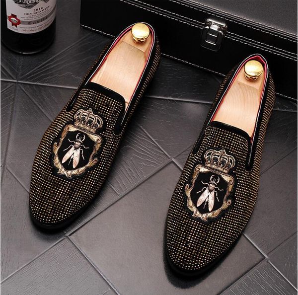 dress shoes 2021 pointed toe embroidery rhinestone flat for men male wedding prom homecoming zapatos hombre vestir, Black
dress shoes 2021 pointed toe embroidery rhinestone flat for men male wedding prom homecoming zapatos hombre vestir, Black