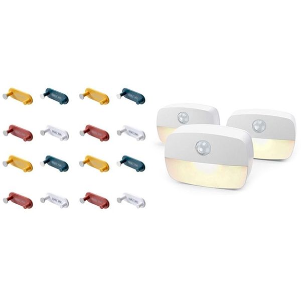 pcs son-mother hook home storage organization with sensor night light,motion and light led hooks & rails
pcs son-mother hook home storage organization with sensor night light,motion and light led hooks & rails