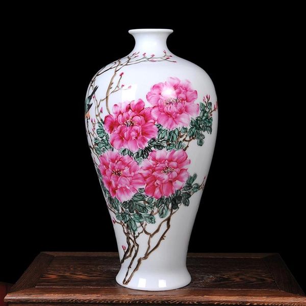 vases hand painted master inscription peony flower and bird jingdezhen ceramic vase
vases hand painted master inscription peony flower and bird jingdezhen ceramic vase