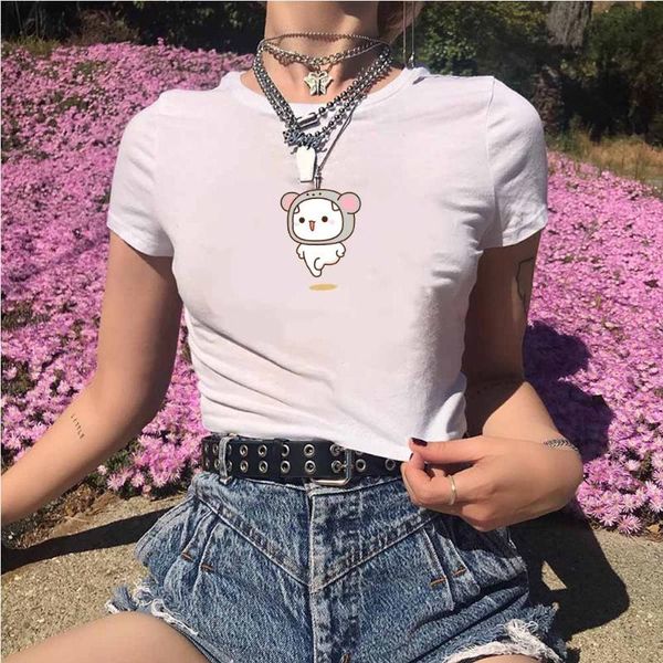 women's t-shirt cute tshirts for women summer cartoon bear print cotton crop fashion street casual tees slim short sleeve tshirt, White
women's t-shirt cute tshirts for women summer cartoon bear print cotton crop fashion street casual tees slim short sleeve tshirt, White