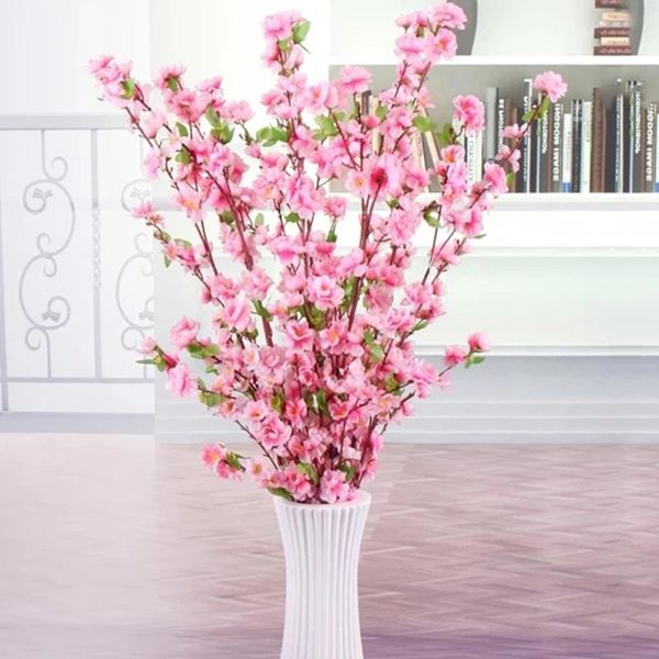 65cm 5pcs artificial cherry blossom spring plum peach flower branch silk bouquet home party wedding decoration decorative flowers & wreaths
65cm 5pcs artificial cherry blossom spring plum peach flower branch silk bouquet home party wedding decoration decorative flowers & wreaths