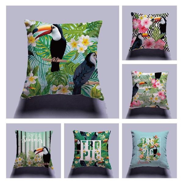happy tree cushion cover for sofa toucan birds decorative pillows cotton linen pillow and cover colorful cushion covers 45x45cm
happy tree cushion cover for sofa toucan birds decorative pillows cotton linen pillow and cover colorful cushion covers 45x45cm