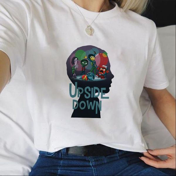 stranger things women t shirt season 3 harajuku tshirt funny 90s female graphic ullzang upside down tee, White
stranger things women t shirt season 3 harajuku tshirt funny 90s female graphic ullzang upside down tee, White