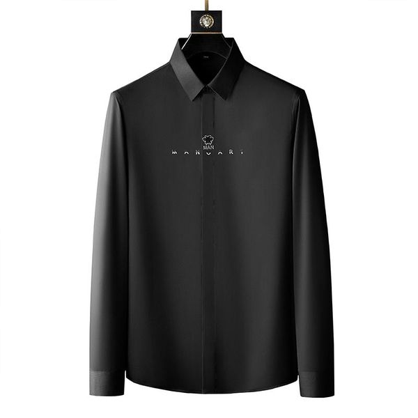 men's casual shirts letter embroidery shirt slim fit long sleeve business 2021 autumn male office social formal dress 5xl, White;black
men's casual shirts letter embroidery shirt slim fit long sleeve business 2021 autumn male office social formal dress 5xl, White;black
