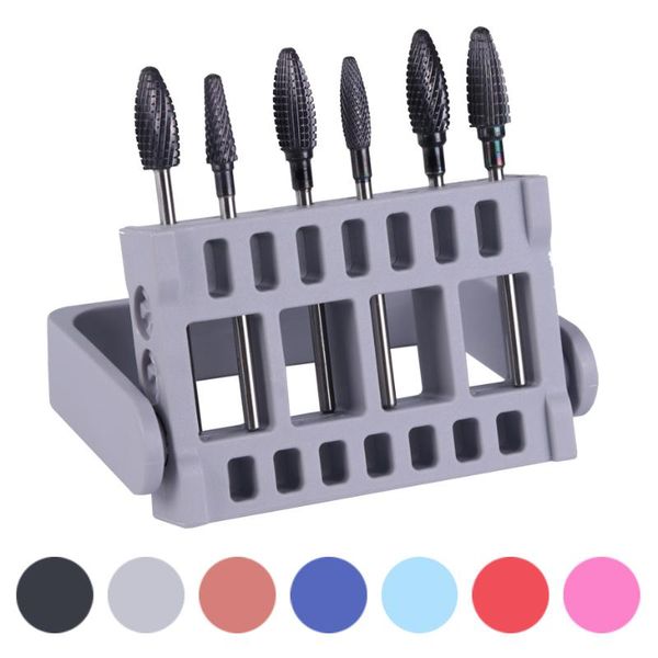 nail art equipment 16 slot storage box drill bit empty holder stand milling cutter colorful display container case acrylic manicure tool ji9, Silver
nail art equipment 16 slot storage box drill bit empty holder stand milling cutter colorful display container case acrylic manicure tool ji9, Silver