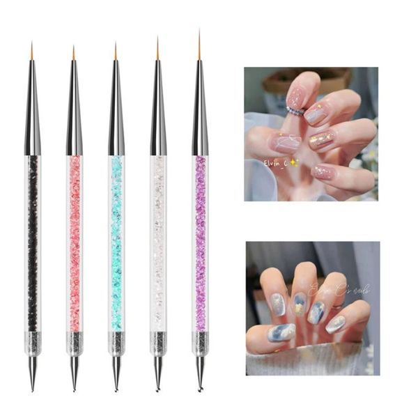 nail brushes 5pcs/set dual end art dotting pen acrylic drawing liner flower brush rhinestone crystal uv gel painting manicure tool, Yellow
nail brushes 5pcs/set dual end art dotting pen acrylic drawing liner flower brush rhinestone crystal uv gel painting manicure tool, Yellow