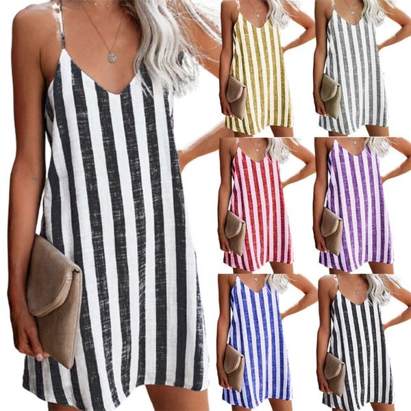 casual dresses dress women clothes summer striped white skirt women's v-neck temperament commuter suspender yx6r, Black;gray
casual dresses dress women clothes summer striped white skirt women's v-neck temperament commuter suspender yx6r, Black;gray