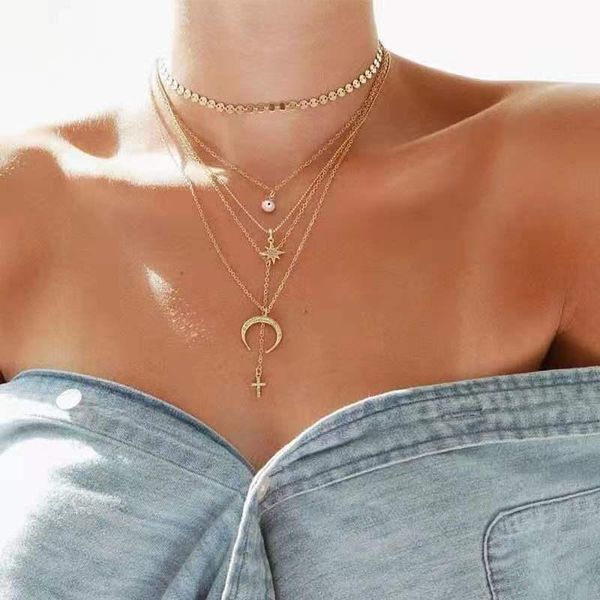 fashion jewelry necklace for women r eclipse coin cross pendant necklaces sets womens jewelrys fashions a0285, Silver
fashion jewelry necklace for women r eclipse coin cross pendant necklaces sets womens jewelrys fashions a0285, Silver