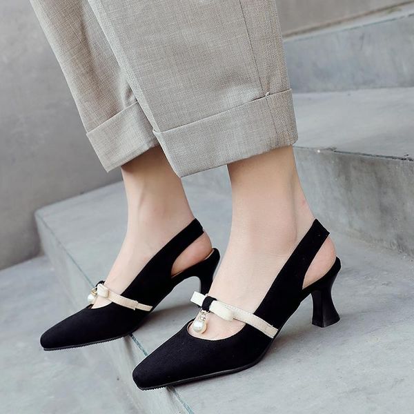 big size 28-46 summer women solid flock bowtie back strap heel square sandals 3 colors, Black
big size 28-46 summer women solid flock bowtie back strap heel square sandals 3 colors, Black
