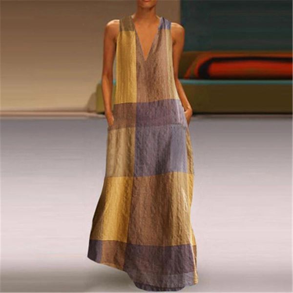 retro lattice sleeveless womens dresses fashion trend casual v neck designer new spring summer female clothing loose home pocket dress, Black;gray
retro lattice sleeveless womens dresses fashion trend casual v neck designer new spring summer female clothing loose home pocket dress, Black;gray
