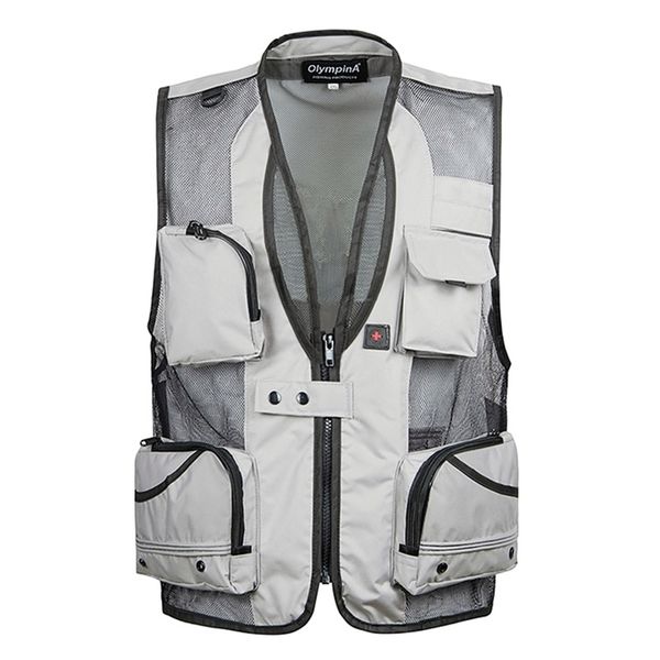 summer thin mesh vest for men xl-5xl casual pographer work outerwear varsity multi pocket waistcoat male sleeveless jacket 211104, Black;white
summer thin mesh vest for men xl-5xl casual pographer work outerwear varsity multi pocket waistcoat male sleeveless jacket 211104, Black;white