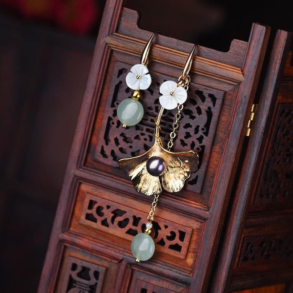 dangle & chandelier vintage chinese style asymmetric flower earrings women ethnic ginkgo female fashion jewelry gift for woman, Silver
dangle & chandelier vintage chinese style asymmetric flower earrings women ethnic ginkgo female fashion jewelry gift for woman, Silver