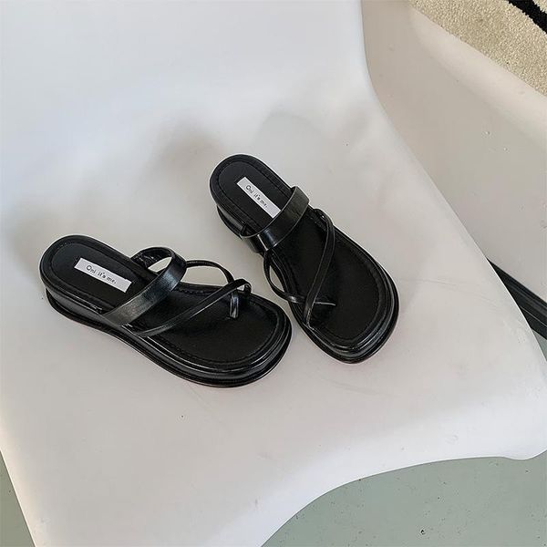 shoes woman's slippers platform low slides rubber flip flops 2021 summer hawaiian pu rome scandals hoof heels fabric basic, Black
shoes woman's slippers platform low slides rubber flip flops 2021 summer hawaiian pu rome scandals hoof heels fabric basic, Black