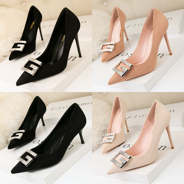 women's shoes pointed thin heel diamond g-button thin high heels black single shoes women's shoes
women's shoes pointed thin heel diamond g-button thin high heels black single shoes women's shoes