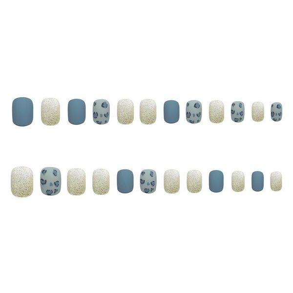 false nails 24pcs leopard print nail patch blue gold glue type removable short paragraph fashion manicure save time ne, Red;gold
false nails 24pcs leopard print nail patch blue gold glue type removable short paragraph fashion manicure save time ne, Red;gold