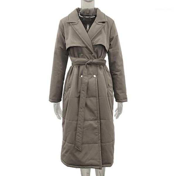double breasted tie belt parkas women fashion casual solid coats elegant turn down collar cotton jackets female ladies women's &, Black
double breasted tie belt parkas women fashion casual solid coats elegant turn down collar cotton jackets female ladies women's &, Black