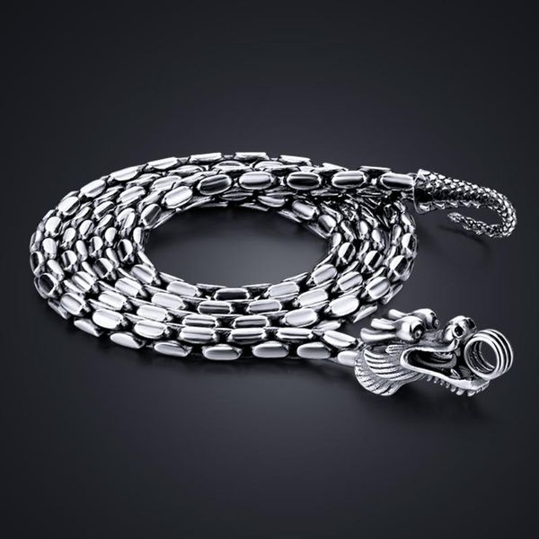 chains fashion 100% 925 sterling silver necklace men vintage thai 5 mm 22 -24-26 inch dragon chain boy punk hip-hop jewelry
chains fashion 100% 925 sterling silver necklace men vintage thai 5 mm 22 -24-26 inch dragon chain boy punk hip-hop jewelry