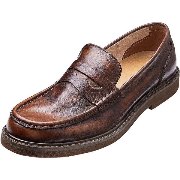 dress shoes casual mens business soft bottom loafers men luxury designer autumn winter british retro cowhide, Black
dress shoes casual mens business soft bottom loafers men luxury designer autumn winter british retro cowhide, Black