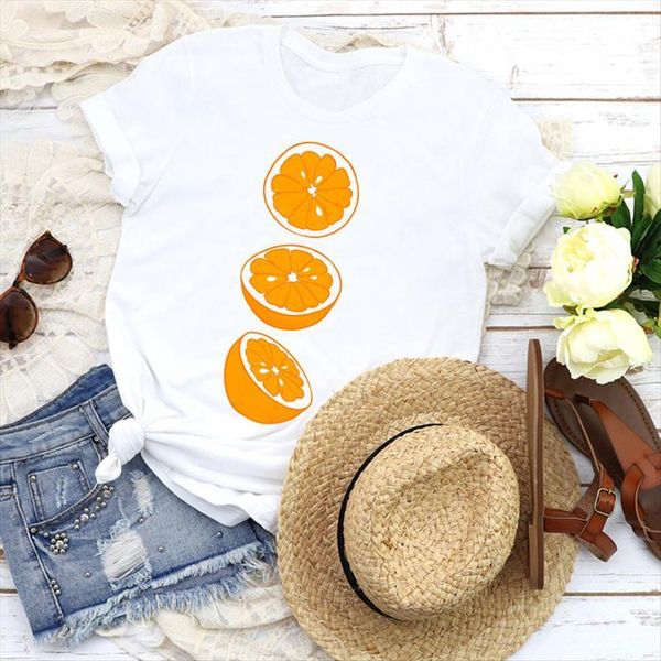 graphic cartoon orange fruit womens sweet short sleeve 90s girl clothing female tees print, White
graphic cartoon orange fruit womens sweet short sleeve 90s girl clothing female tees print, White