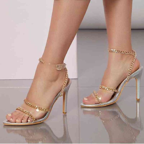 shoes chain upper pointed thin heel high-heeled sandals large fish mouth roman high-heeled sandals, Black
shoes chain upper pointed thin heel high-heeled sandals large fish mouth roman high-heeled sandals, Black