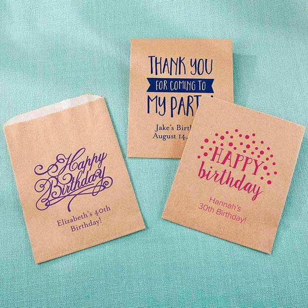gift wrap custom personalized kraft goodie bag - birthday , party favor, guest for bridal showers, weddings & anniversary
gift wrap custom personalized kraft goodie bag - birthday , party favor, guest for bridal showers, weddings & anniversary