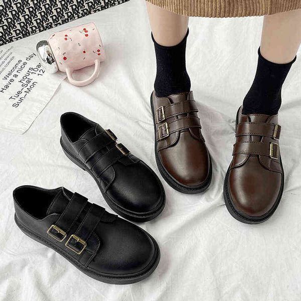 dress spring women oxford double buckle lolita round toe leather casual for girls female platform shoes 8947n 220309, Black
dress spring women oxford double buckle lolita round toe leather casual for girls female platform shoes 8947n 220309, Black