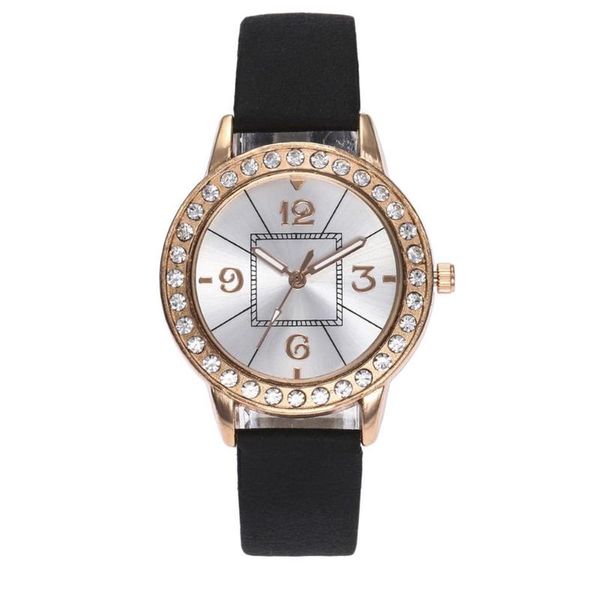 wristwatches fashion rhinestone faux leather band round dial analog quartz women wrist watch bayan kol saati relogio, Slivery;brown
wristwatches fashion rhinestone faux leather band round dial analog quartz women wrist watch bayan kol saati relogio, Slivery;brown