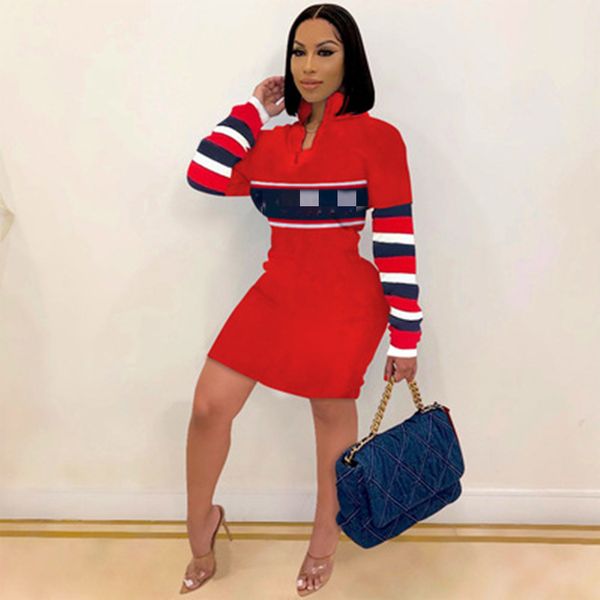 womens brand letter printing dresses fashion trend long sleeve zipper v-neck regular short skirts designer autumn female casual trendy dress, Black;gray
womens brand letter printing dresses fashion trend long sleeve zipper v-neck regular short skirts designer autumn female casual trendy dress, Black;gray