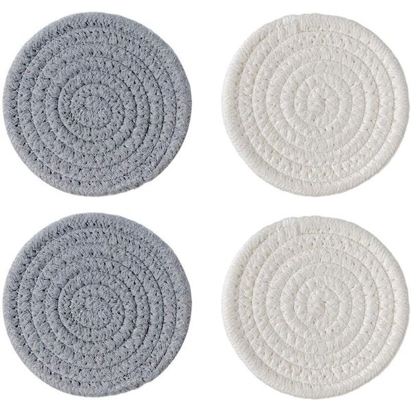 mats & pads 4pcs coasters for drinks vintage woven placemat table protection water absorbent handmade braided 7.2inch
mats & pads 4pcs coasters for drinks vintage woven placemat table protection water absorbent handmade braided 7.2inch
