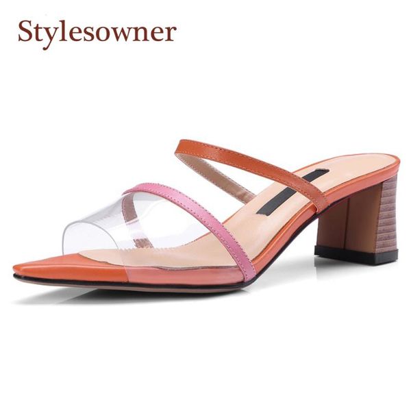 slippers stylesowner summer women genuine leather mix tranparent pvc slip on slides fashion narrow band outside wear shoes, Black
slippers stylesowner summer women genuine leather mix tranparent pvc slip on slides fashion narrow band outside wear shoes, Black