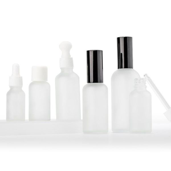 storage bottles & jars 5-100ml empty dropper bottle frost essential oil transparent glass liquid brown drop for massage refilla
storage bottles & jars 5-100ml empty dropper bottle frost essential oil transparent glass liquid brown drop for massage refilla