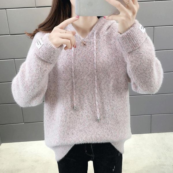 women's sweaters winter coat women short hooded pink sweater casual knit autumn water velvet korean fashion shirt xl, White;black
women's sweaters winter coat women short hooded pink sweater casual knit autumn water velvet korean fashion shirt xl, White;black