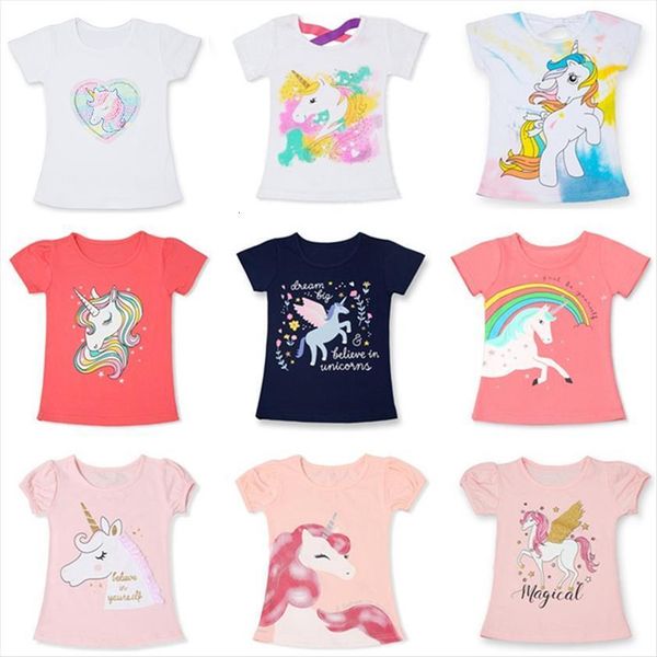 summer cartoon unicorn t shirt fashion children short sleeves white tees baby girl clothes for 3 8 years, Blue
summer cartoon unicorn t shirt fashion children short sleeves white tees baby girl clothes for 3 8 years, Blue