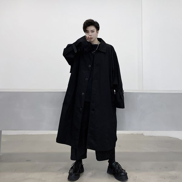 coat middle korean way of long cool off knee british style in the fall couple jacket 5e21, Tan;black
coat middle korean way of long cool off knee british style in the fall couple jacket 5e21, Tan;black