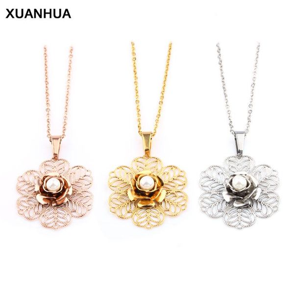 pendant necklaces xuanhua stainless steel rose gold pearl & pendants valentines day gift for women fashion jewelry accessories chocker, Silver
pendant necklaces xuanhua stainless steel rose gold pearl & pendants valentines day gift for women fashion jewelry accessories chocker, Silver