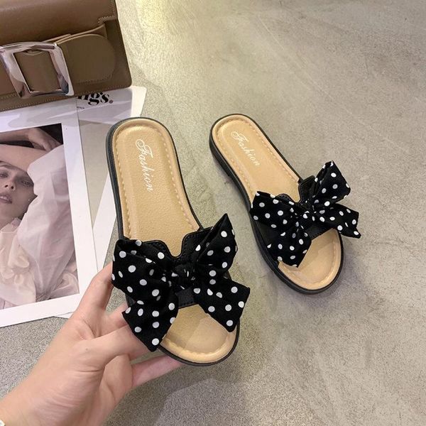 slippers bow women's outer wear korean shoes, flower beach sandals, net celebrity ins flat shoes, Black
slippers bow women's outer wear korean shoes, flower beach sandals, net celebrity ins flat shoes, Black