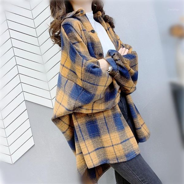 plaid shirts women and blouses long sleeve oversized cotton ladies casual blusas loose female checked street shirt women's &, White
plaid shirts women and blouses long sleeve oversized cotton ladies casual blusas loose female checked street shirt women's &, White
