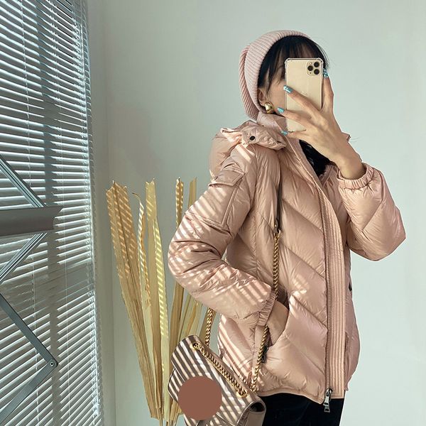 luxury french women's down jacket maya france brand designer hooded collar jackets prismatic coat, Black
luxury french women's down jacket maya france brand designer hooded collar jackets prismatic coat, Black